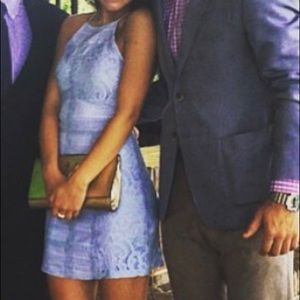 Light blue lace dress